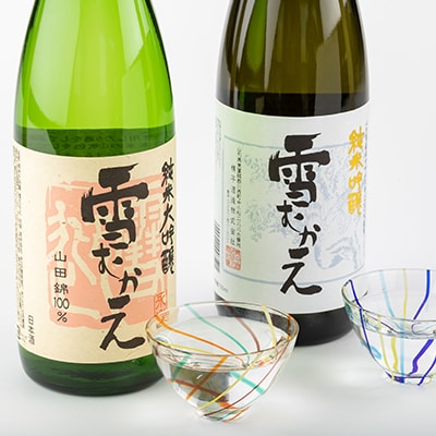 純米大吟醸雪むかえ永楽、純米吟醸雪むかえ　飲み比べセット【1209369】