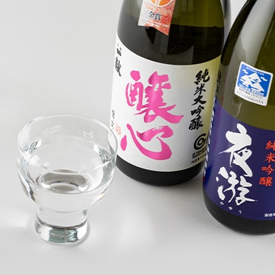 川西町の地酒「純米大吟醸　醸心」と「純米吟醸　夜游」セット【1407734】