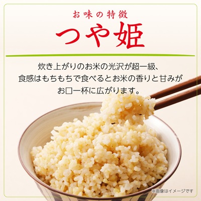 農家直送　山形県産　つや姫　玄米パックご飯　150g×20個【1685459】