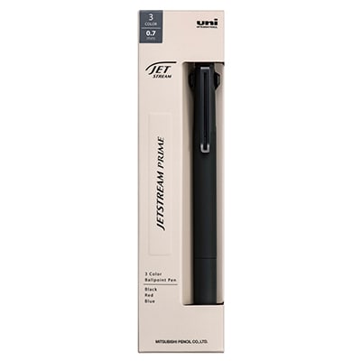 JETSTREAM PRIME 3色ボールペンノック式0.7mm ブラック【1661683】