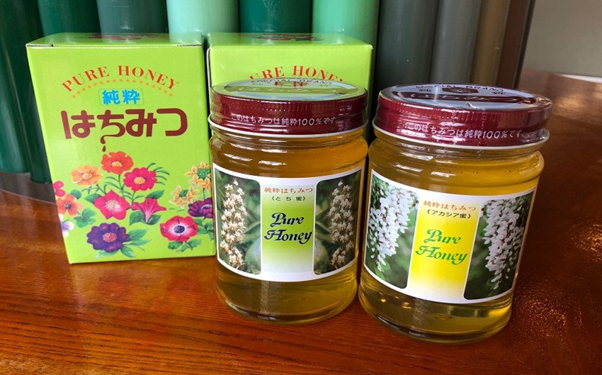 飯豊町の純粋はちみつセット（アカシア蜜・とち蜜）