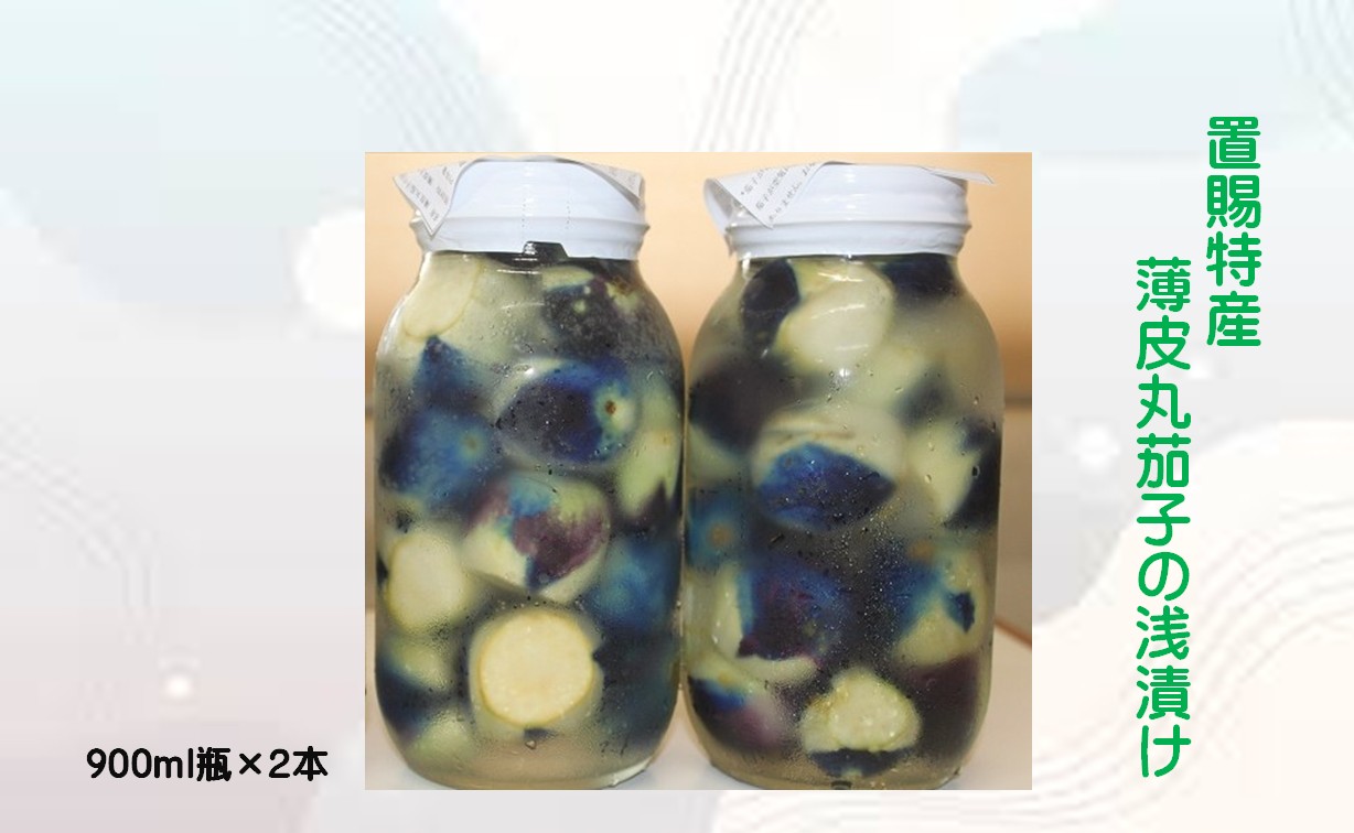 飯豊ばあちゃんの漬物 置賜特産 薄皮丸茄子の浅漬け - 先行受付 予約受付 先行予約 浅漬け 漬物 なす ナス ご飯のお供 おつまみ おすすめ 送料無料 山形県 飯豊町