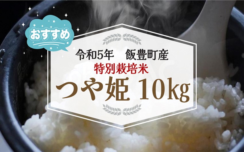 特別栽培米つや姫　白米　10kg（令和5年山形県飯豊町産）