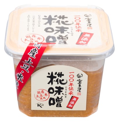 【定期便4回】100年伝承 糀味噌 750g×6個入り（1月、4月、7月、10月：合計4回発送）＜宝来屋本店＞