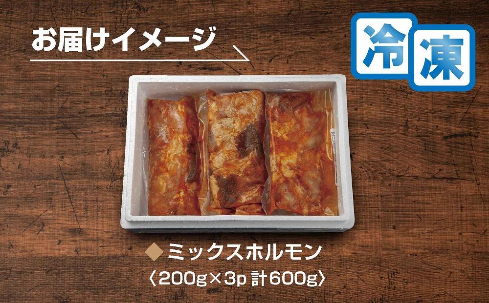 【新鮮ホルモン焼肉】焼肉専門店よりお届け　本格ホルモンをご自宅で！　ミックスホルモンセット600g！