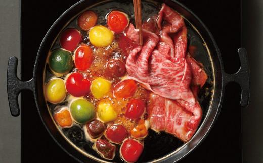 福島牛×ワンダーファーム産トマトのすき焼き《2人前》