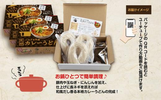 【グルテンフリー】いわき米粉麺カレーうどん　3食入×3箱