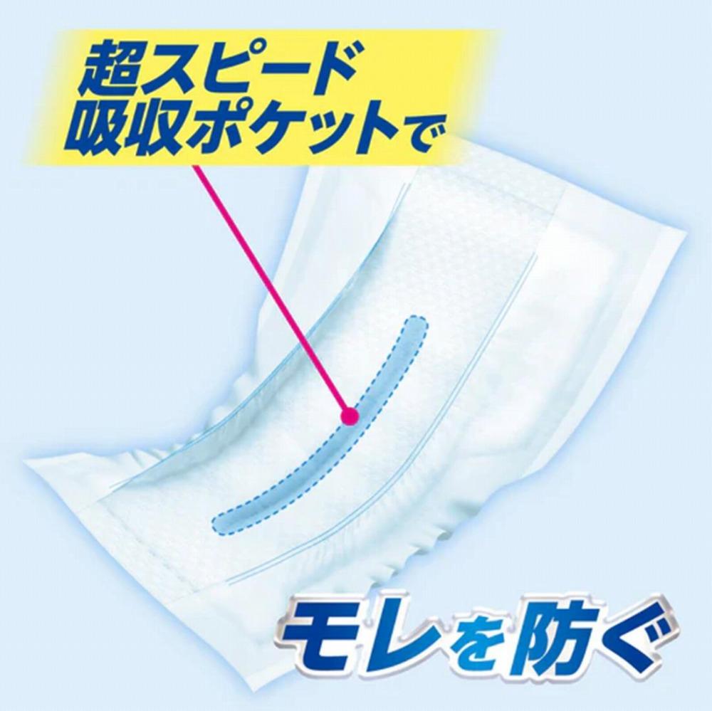 アテント　夜1枚安心パッド　モレを防いで朝までぐっすり　6回吸収　66枚（22枚×3パック）