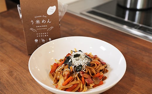 コシヒカリ玄米 う米めん 9食セット 無添加 グルテンフリー F7X-0212