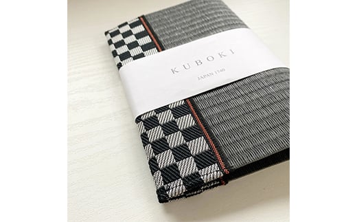 畳ブックカバー チャコール（黒市松） 1個 久保木畳店 TATAMIVILLAGE 須賀川市 福島  F7X-0582