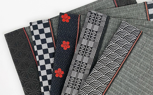 畳ブックカバー チャコール（黒市松） 1個 久保木畳店 TATAMIVILLAGE 須賀川市 福島  F7X-0582