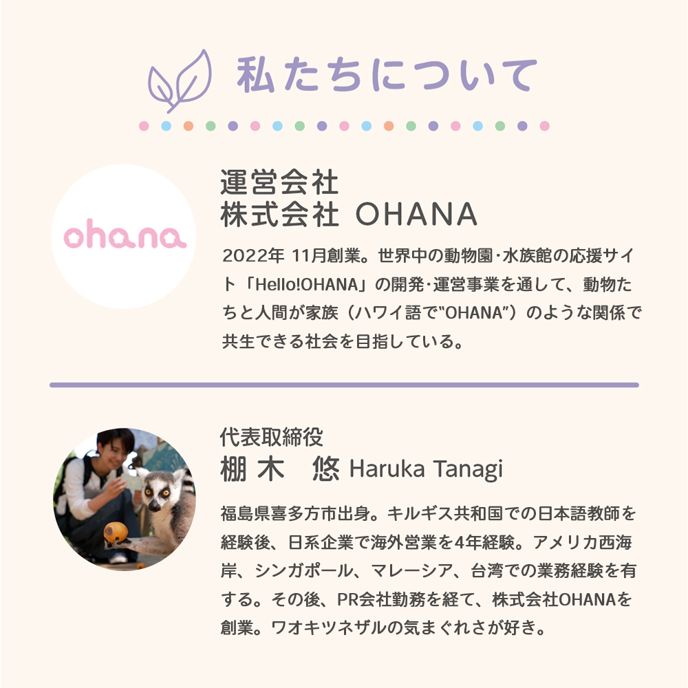 【動物推し活サービス】全国の動物たちに