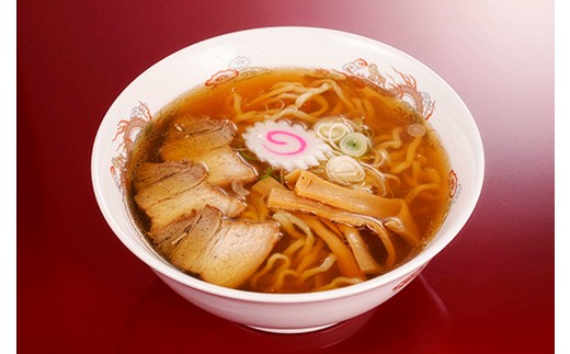 喜多方ラーメン4食入セット（チャーシュ－・メンマ付）　【07208-0807】