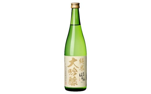 日本酒　純米大吟醸極 白ラベル 720ml　ギフト　お土産　會津ほまれ　　会津　喜多方【07208-0753】