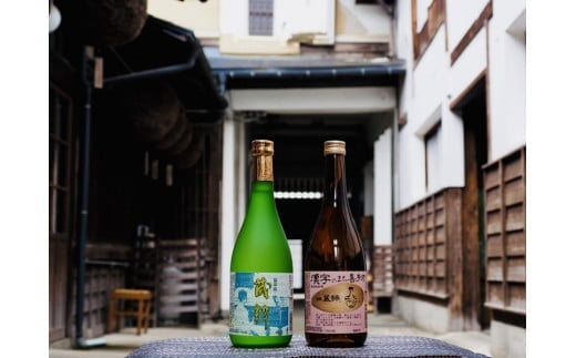 日本酒　喜多方漢字のまちセット　純米酒　蔵粋　古代文字ラベル　720ｍｌ　各１本　計２本　飲み比べ　セット　ギフト　お土産　小原酒造　会津　喜多方【07208-0015】