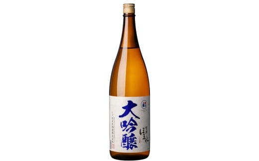 日本酒　大吟醸 極 碧ラベル 1.8L　ギフト　お土産　會津ほまれ　会津　喜多方【07208-0743】