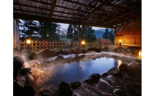 子宝の湯 熱塩温泉 ペア利用券20000円分　【07208-0106】