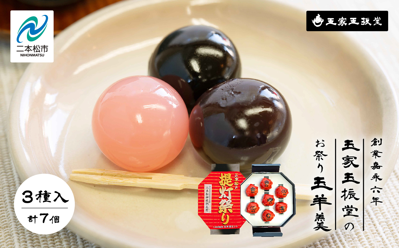 創業嘉永六年 玉家玉振堂のお祭り玉羊羹 羊羹 ようかん 羊かん 和菓子 菓子 玉振堂 お茶菓子 スイーツ 贈答用 おすすめ お中元 お歳暮 ギフト 二本松市 ふくしま 福島県 送料無料【株式会社玉家玉振堂】