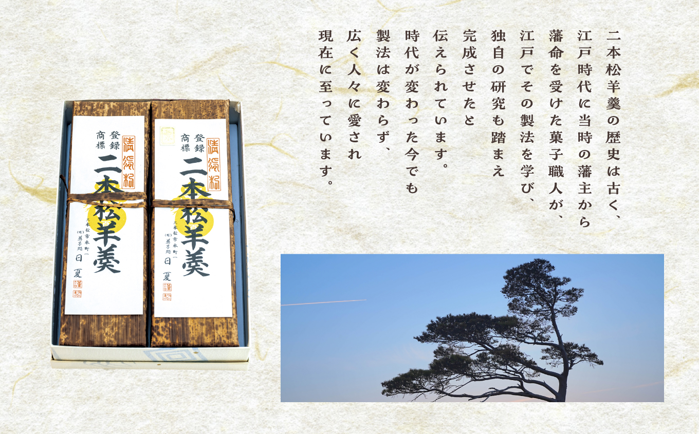 二本松羊羹と二本松栗羊羹 詰め合わせ 440g×2本 羊羹 ようかん 羊かん 和菓子 菓子 日夏 お茶菓子 スイーツ 贈答用 おすすめ お中元 お歳暮 ギフト 二本松市 ふくしま 福島県 送料無料【株式会社御菓子処日夏】