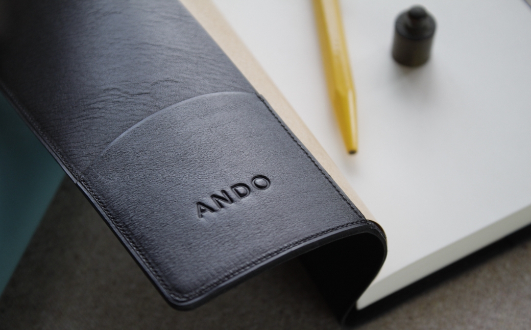 高級フレンチレザー ブックカバー ダークブラウン カーフ【161109-001-02】