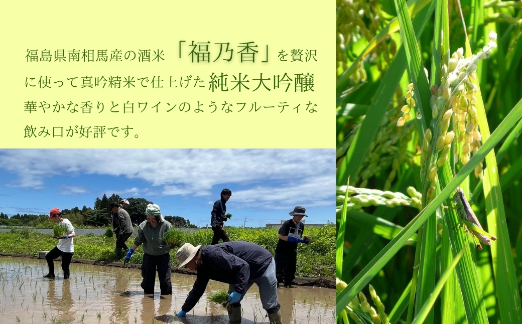 日本酒 soma 純米大吟醸 720ml  | お酒 さけ サケ 4合 四合 四合瓶 地酒 晩酌 おすすめ 大吟醸 国産 米 プレゼント お歳暮 誕生日 贈答 お中元 ギフト 蔵元 福島県 南相馬市 豊田農園 アグリロード【3300702】