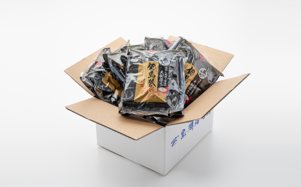 大判揚げ 海苔せんべい 相馬巻 24枚 (4枚×6袋) ｜ 煎餅 揚げせん 大判海苔 小分け 海苔 のり 黒潮海苔店【0105601】