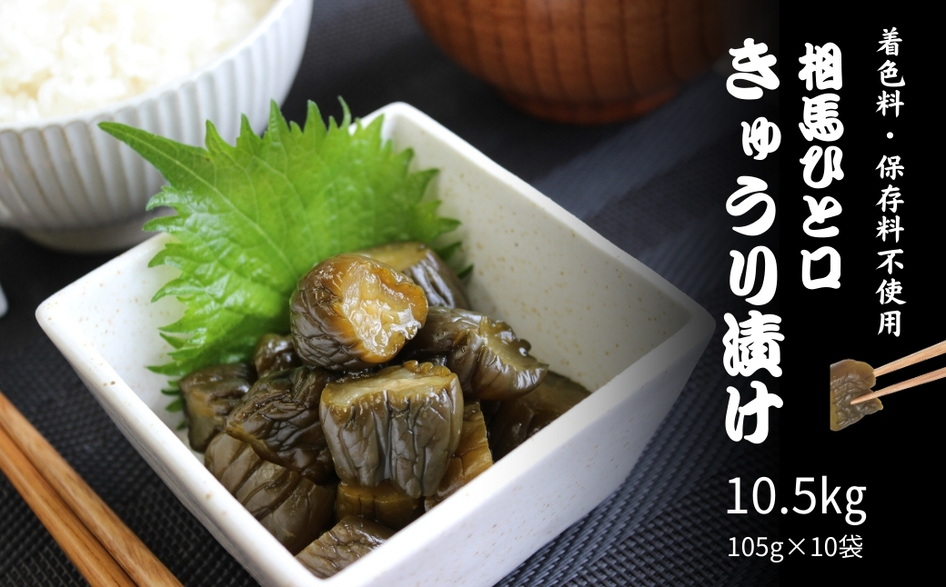 相馬ひと口きゅうり漬 1,050g (105g×10袋) | 漬物 詰め合わせ ギフト 贈り物 贈答品 おつまみ おかず 香の蔵