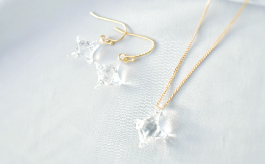 iriser（イリゼ）Hikari ネックレス・ピアス セット【08049】