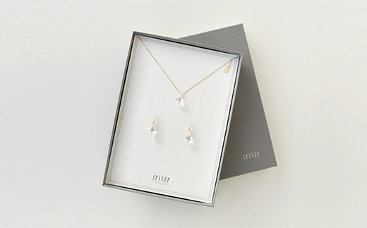 iriser（イリゼ）Hikari ネックレス・ピアス セット【08049】