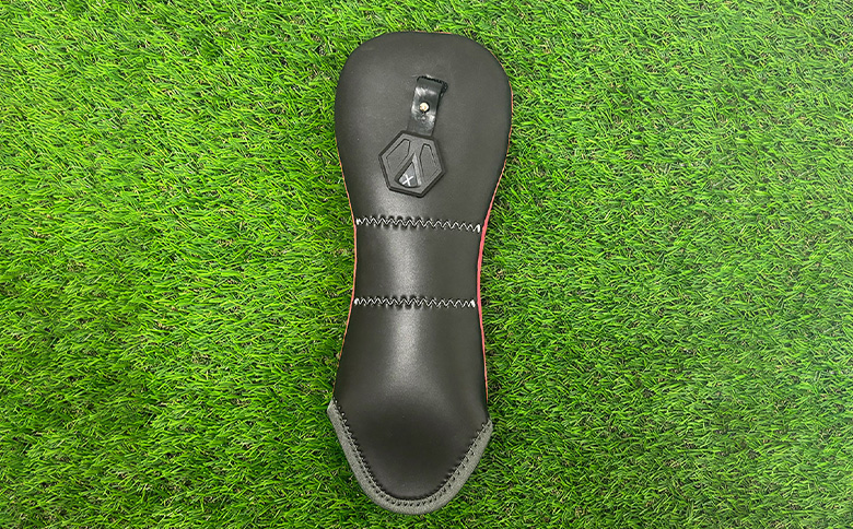 【G02-FW-NM】ヘッドカバー　サーモンピンク（フェアウェイウッド用）ネームプリント付き（3文字まで）【55095】