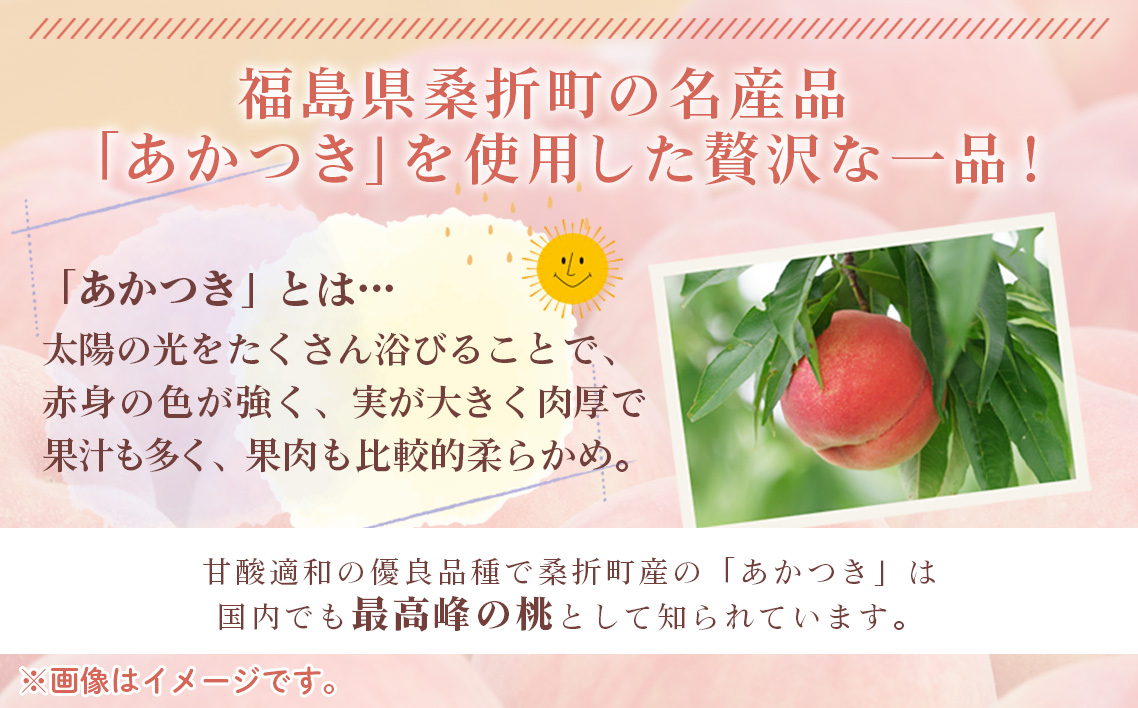 「至福の桃ソルベ」6個 No.003