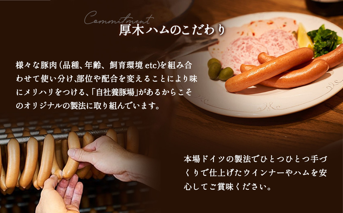 【11品】ロイヤルピーチポーク加工品セット（ウィンナー・ハム） No.134