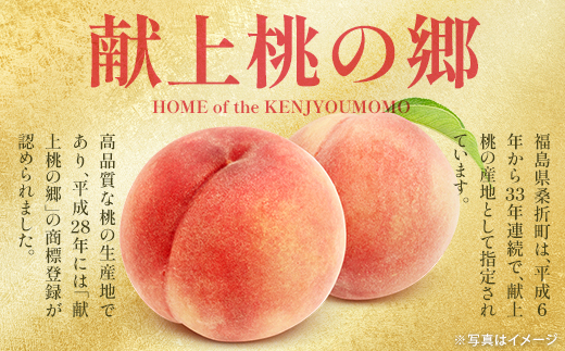 もも【2026年産8月発送/品種おまかせ】特秀3kg（8〜11玉）桑折町振興公社　献上桃の郷　【07301-0233】