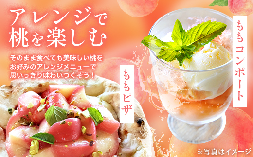 もも【2026年産8月発送/品種おまかせ】特秀3kg（8〜11玉）桑折町振興公社　献上桃の郷　【07301-0233】
