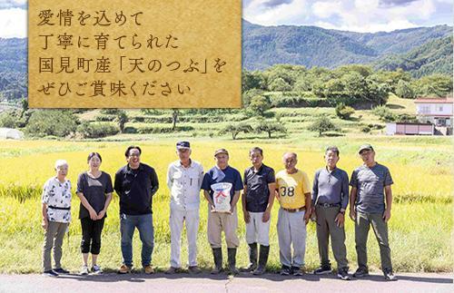 【令和7年産】【全5回定期便】米　国見町産　天のつぶ  10kg（5kg×2袋）　5回定期便 ※沖縄・離島への配送不可 ※2025年10月中旬～2026年3月頃に順次発送予定