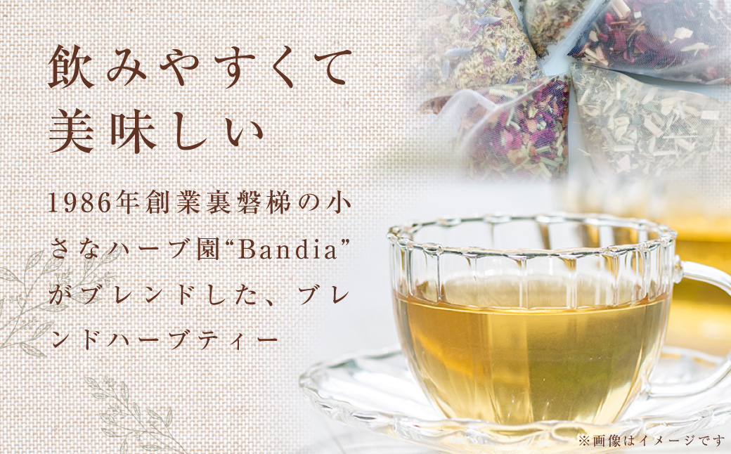 Bandiaのハーブティーバッグ 個包装お試し 各5種セット KBU007