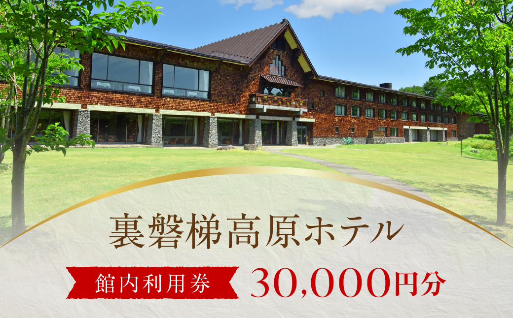 裏磐梯高原ホテル館内利用券（30000円）KBD004