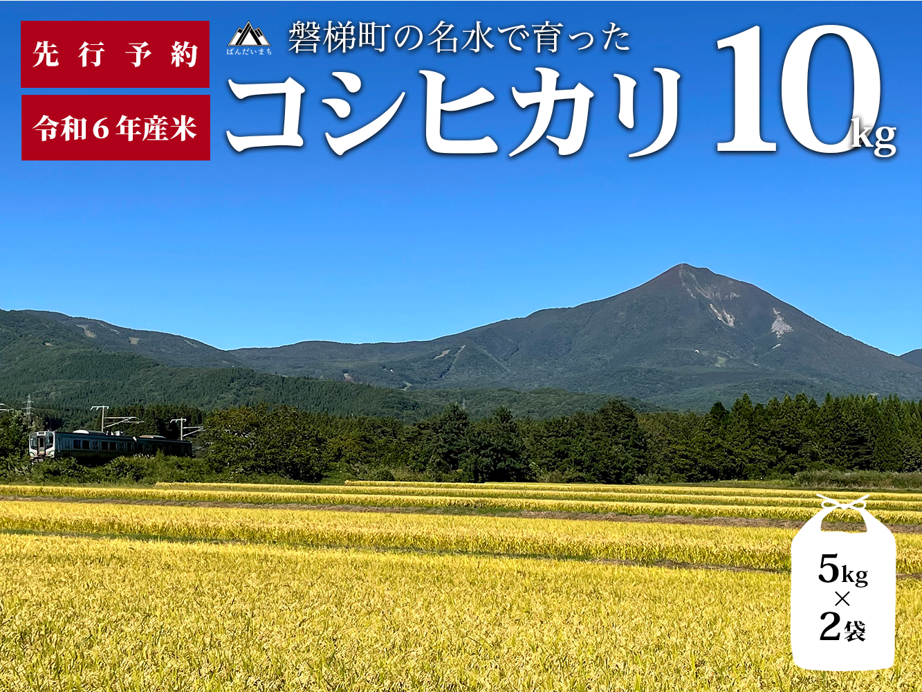  【予約受付】【令和6年産米】コシヒカリ10kg　磐梯町の名水で育ったコシヒカリ