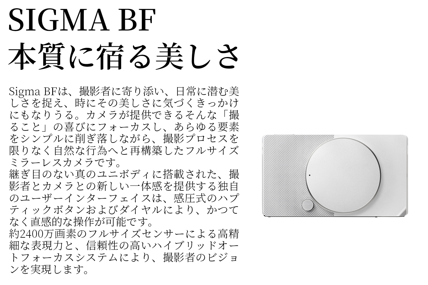 SIGMA BFïŒã·ã«ããŒïŒ