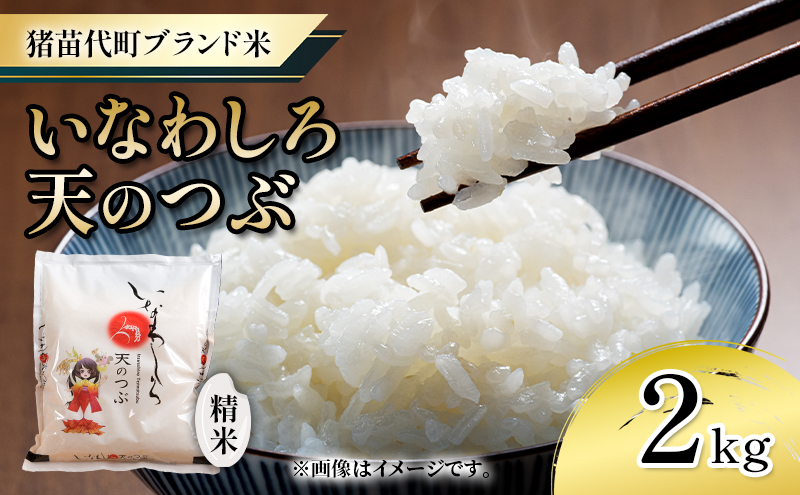 猪苗代町ブランド米 いなわしろ天のつぶ( 精米 ) 2kg お米 白米 福島 大粒 寿司 和食