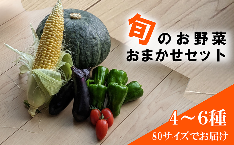 旬の野菜おまかせセット4～6種 80サイズ箱でお届け 猪苗代産 野菜 新鮮 野菜セット 農家直送 産地直送 詰め合わせ おまかせ