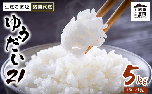 【令和7年度産 新米予約】 米 ゆうだい21 5kg 生産者直送 白米 精米 ※2025年11月下旬頃より順次発送予定 ※沖縄・離島への配送不可