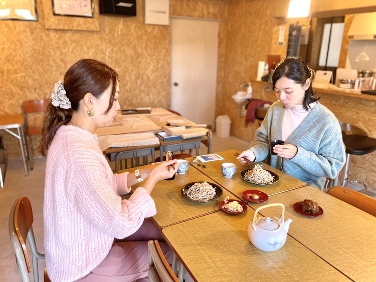 1組貸切・完全プライベート 蕎麦打ち体験チケット（ペア）