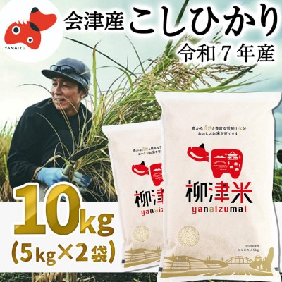 【令和7年産】福島県柳津町産「こしひかり」10kg〈2026年1月下旬発送予定〉【1680158】