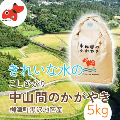 【R8年産先行】 福島 柳津町 黒沢地区産 こしひかり 中山間のかがやき 5kg 〈11月発送開始〉【1535163】