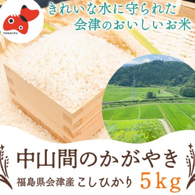 【令和6年産・精米】柳津町産のおいしいこしひかり「中山間のかがやき」5kg 〈10月末より順次発送〉【1535163】