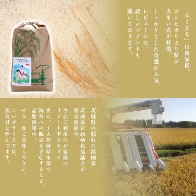 食味ランク【特A】茨城県オリジナル★筑波山麓厳選米★【福丸】白米5kg 令和7年産【配送不可地域：離島・沖縄県】【1734903】