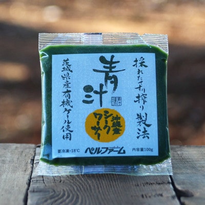 ベルファームの冷凍ミックス青汁 茨城県産ケール使用 100g×30袋 【離島・沖縄配送不可】【配送不可地域：離島・沖縄県】【1443686】