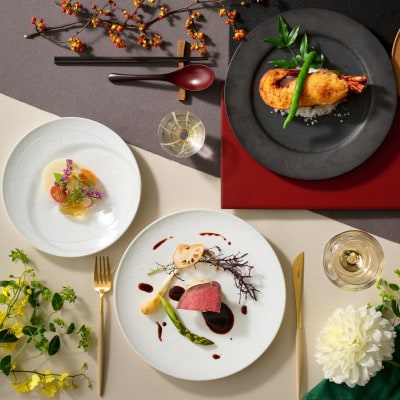 茨城の旬の味を愉しむフルコース　レストランチケット【配送不可地域：離島・沖縄県】【1659671】