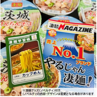 ニュータッチ 凄麺 茨城けんちんそば(ノンフライカップ麺)12食【配送不可地域：離島・沖縄県】【1552394】